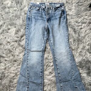 Good American Light Blue Flare Jeans